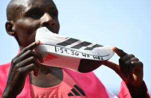 Sabastian Sawe y Yomif Kejelcha rompen las dos horas en maratón con la adidas Adizero Adios Pro Evo 3