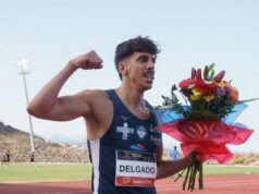 Mordisco de Jesús David Delgado a su propio Récord de España de 400 vallas