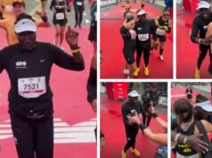 Marca personal de la mujer de Eliud Kipchoge en maratón