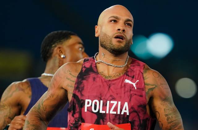 Jacobs, en una imagen de esta temporada en Roma / Diamond League