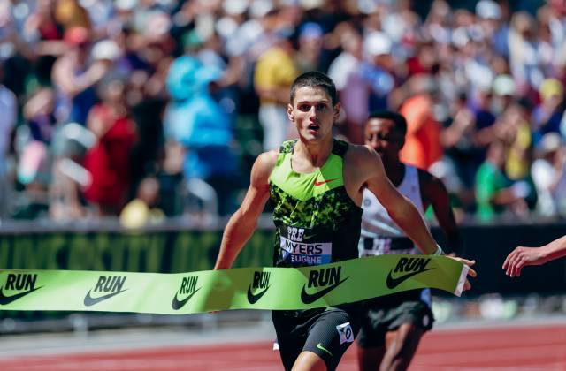 Cameron Myers estuvo imperial en la milla del Prefontaine Classic / Diamond League