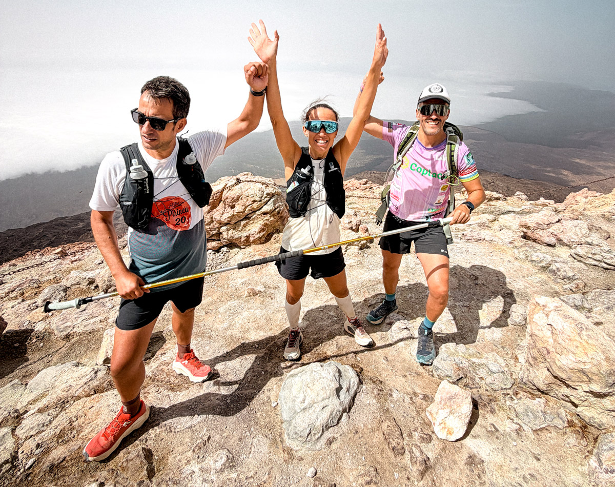 Maria Petit hace historia al convertirse en la primera atleta invidente en coronar el Teide desde el mar