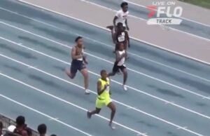 Corre un 100 en 10.99 con 13 años y deja boquiabierto a todo el estadio