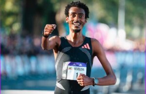 Los parciales bestiales del WR de medio maratón de Kejelcha en Buenos Aires