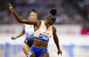 Masai Russell se sale en Zúrich: 12.09, nuevo récord mundial de 100 vallas