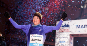 Blanka Dörfel debuta en maratón con 2:20:46 bajo el frio y la lluvia, solo Hassan y Radcliffe se estrenaron más rápido en Europa Blanka Dörfel