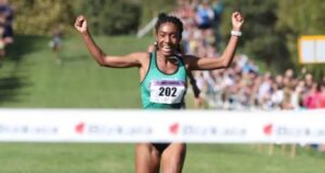 La campeona del mundo Amebaw, entre la élite del Cross de Zornotza