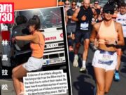 Una influencer logra marca personal en el Maratón de Berlín, pero se descubre que hizo una parte en bici
