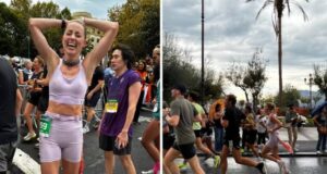 La actriz Amber Heard debuta en medio maratón a 4:41/km en San Sebastián