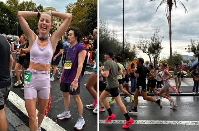 Amber Heard, en la Media Maratón de Donosti